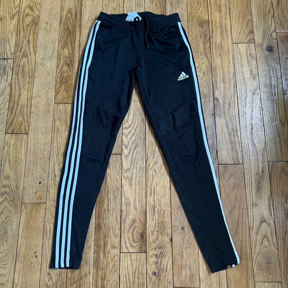 Adidas Tiro 19 Training Pants Black‎ White Striped Soccer Joggers XS